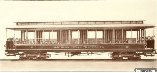 Northern Texas Traction Company Open Car by Kuhlman Company, 1902