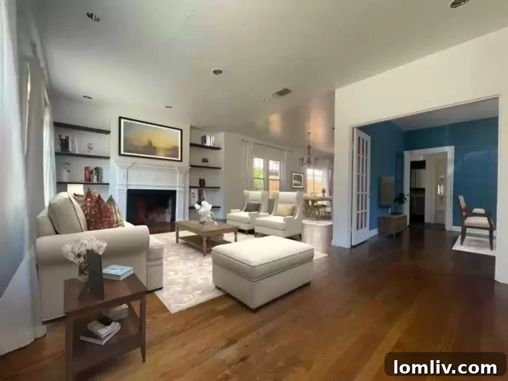 5332 El Campo Ave - Virtually Staged Living Area