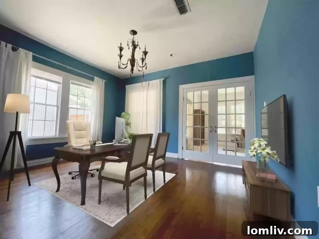 5332 El Campo Ave - Dedicated Home Office with French Doors