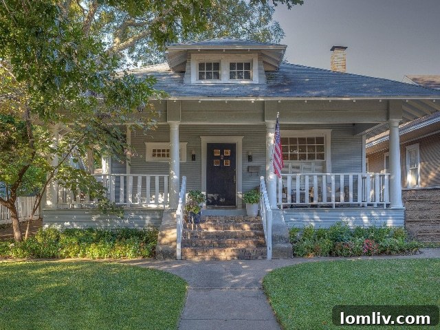 Fort Worth Craftsman Home with Wrap-Around Porch