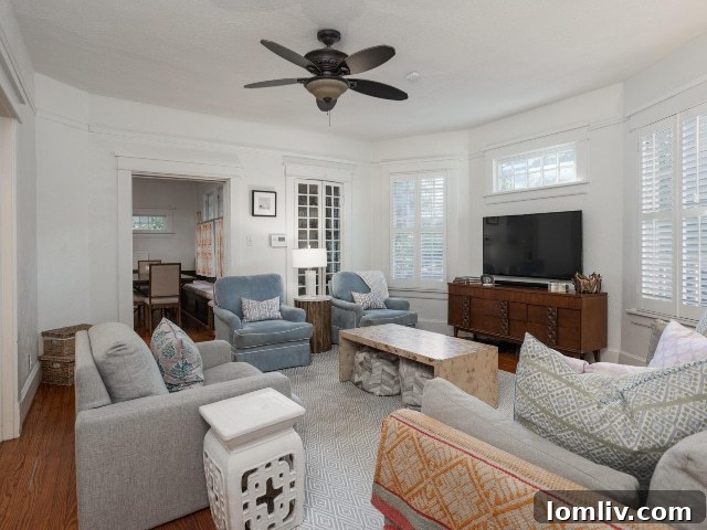 Relaxing Family Room Off Kitchen