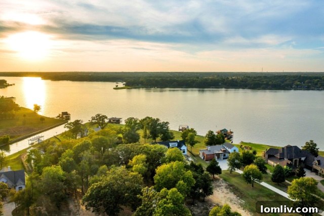 Private Boat Dock at the Cedar Creek Lake Home