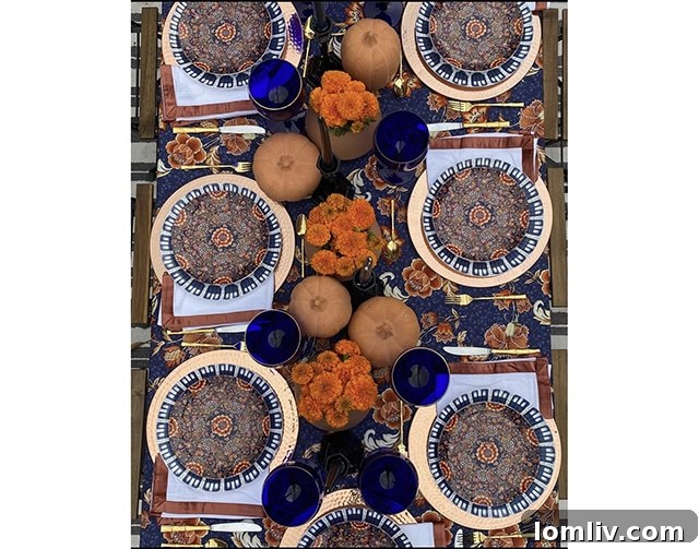 Javier Burkle's Mexican heritage inspired Thanksgiving table