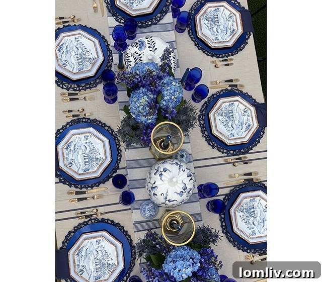 Festive table mixing old and new decor by Javier Burkle