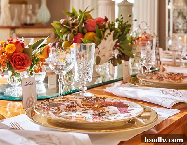 Elegant multiple centerpieces with seasonal flowers