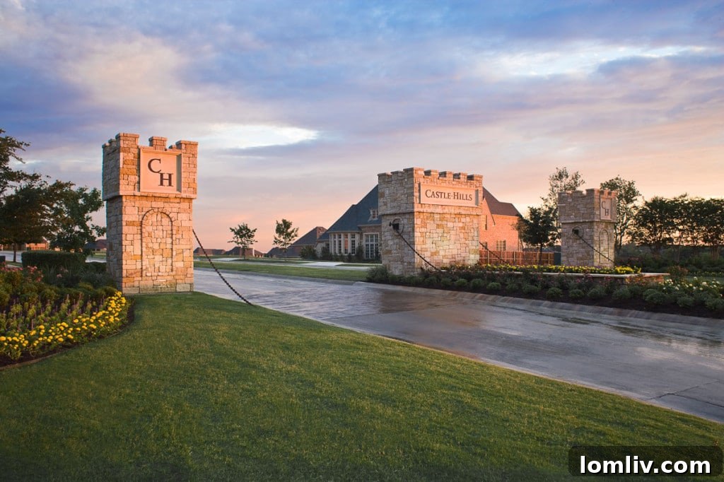Castle Hills entrance - A new era begins with Lewisville annexation
