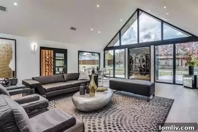 11348-Valleydale-Drive - Living Area with Glass Divider