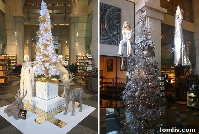 Bret McKinney's innovative holiday decor, showcasing a non-traditional theme with unique color palettes and elements.