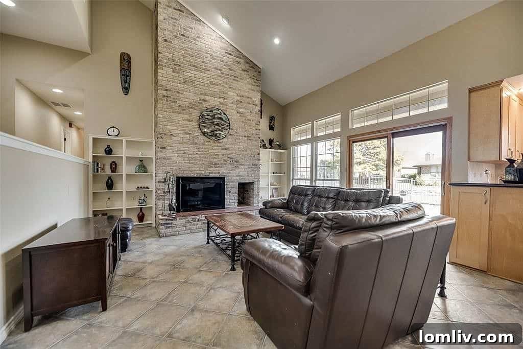 Modern Kitchen with Shaker Cabinets and Double Oven