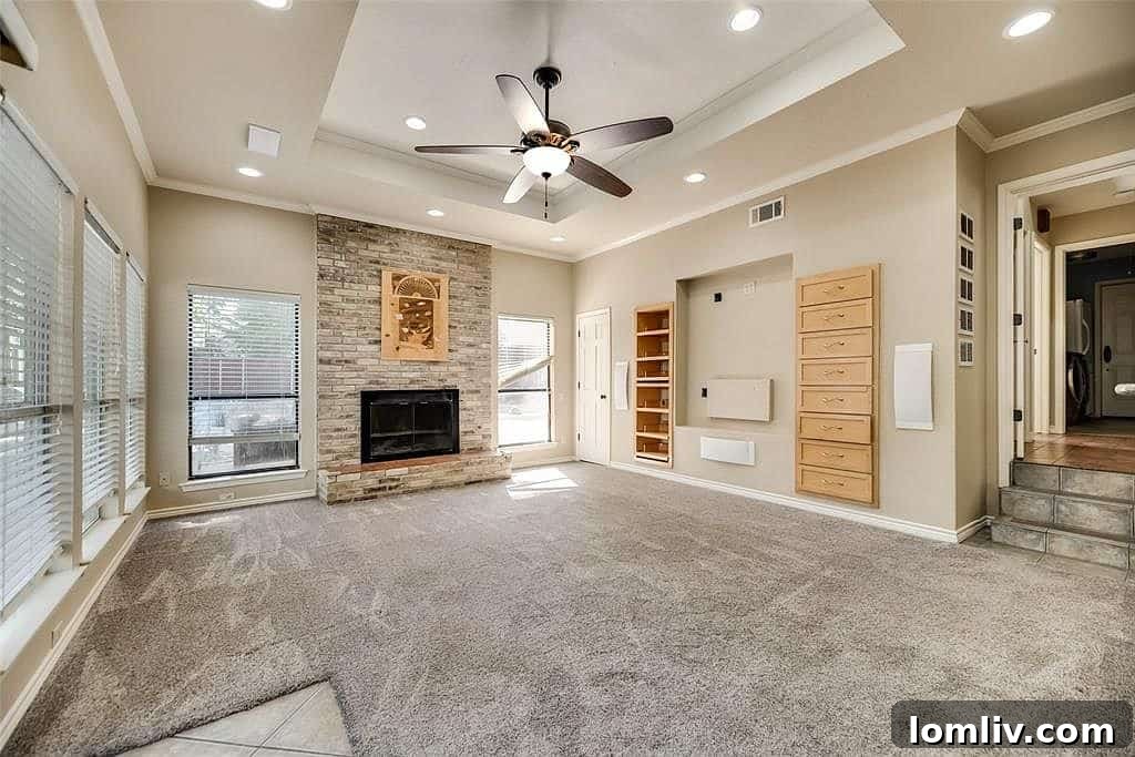 Integrated Storage and Smart Wiring in Plano Home