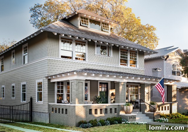 Exquisite 2021 home seamlessly blends into historic Fort Worth neighborhood