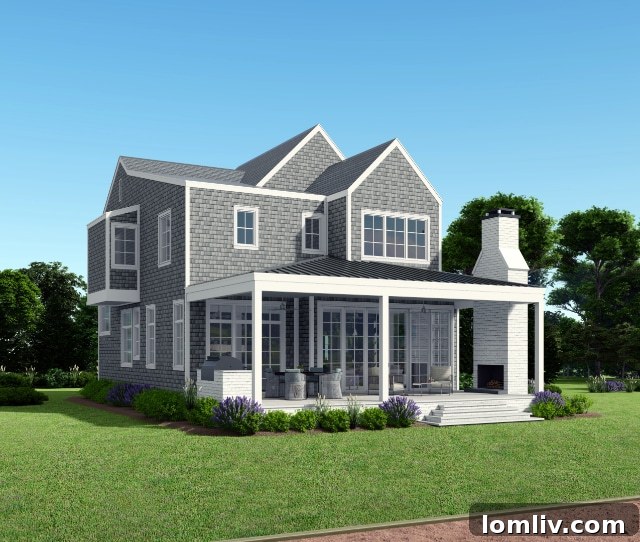 Seabury Cape Cottage luxury lake home design at Long Cove