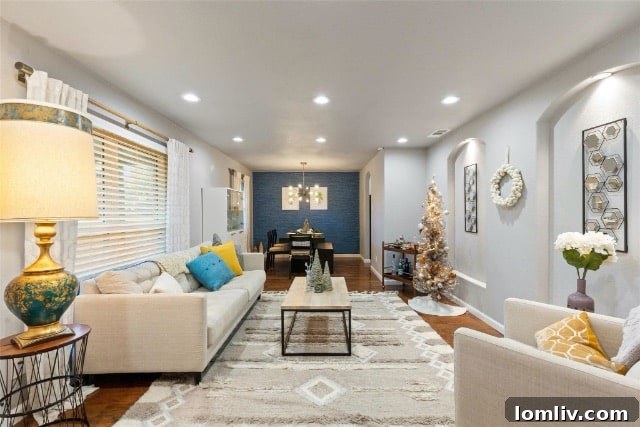 North Dallas Home Interior - Living Area