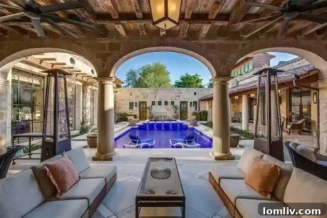 Indigo Pool and Courtyard