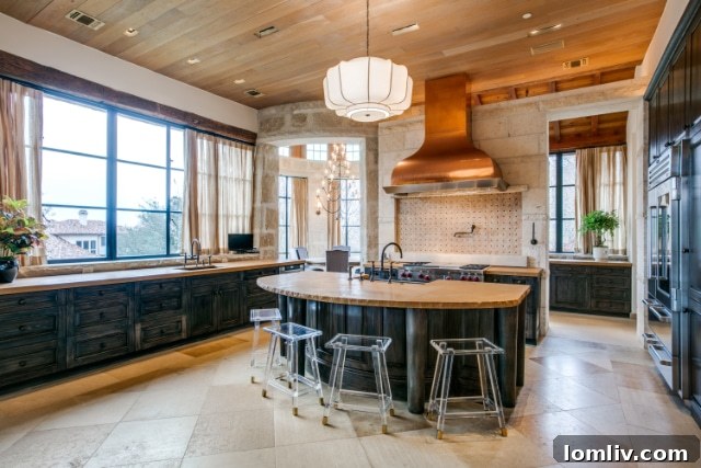 Gourmet Kitchen with Copper Hood
