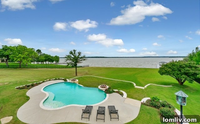 Scenic Texas lake houses, symbolizing lifestyle changes and growth in outlying areas