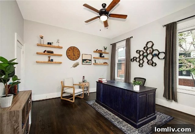 Detailed Interior of Historic Dallas Craftsman