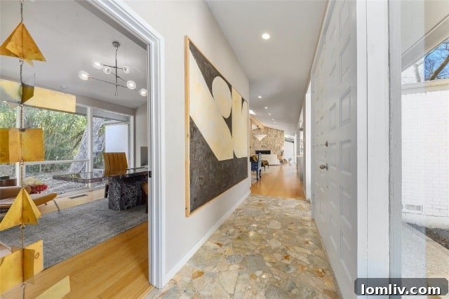 Detailed interior shot highlighting unique design elements