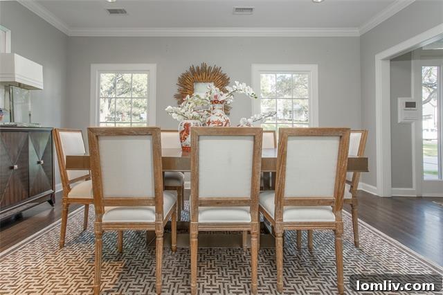 Spacious Formal Dining Room in Westover Hills Estate