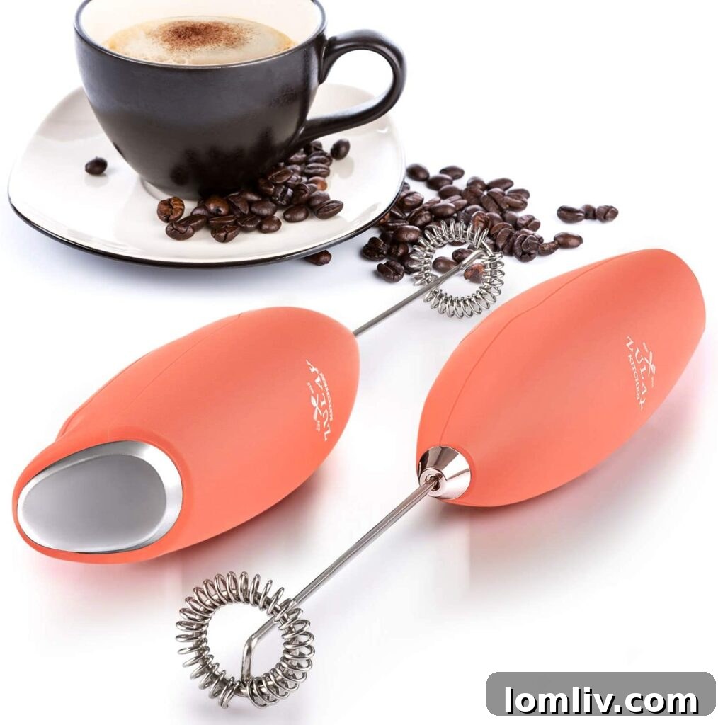 Zulay Milk Boss Portable Frother for Homemade Lattes in 17 Colors