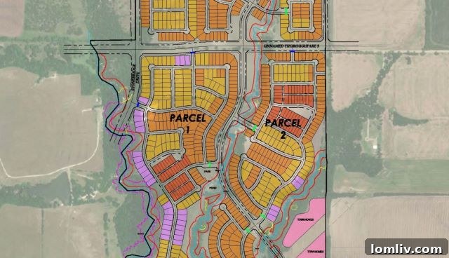 Detailed land plan of Aster Park, highlighting community layout and amenities.
