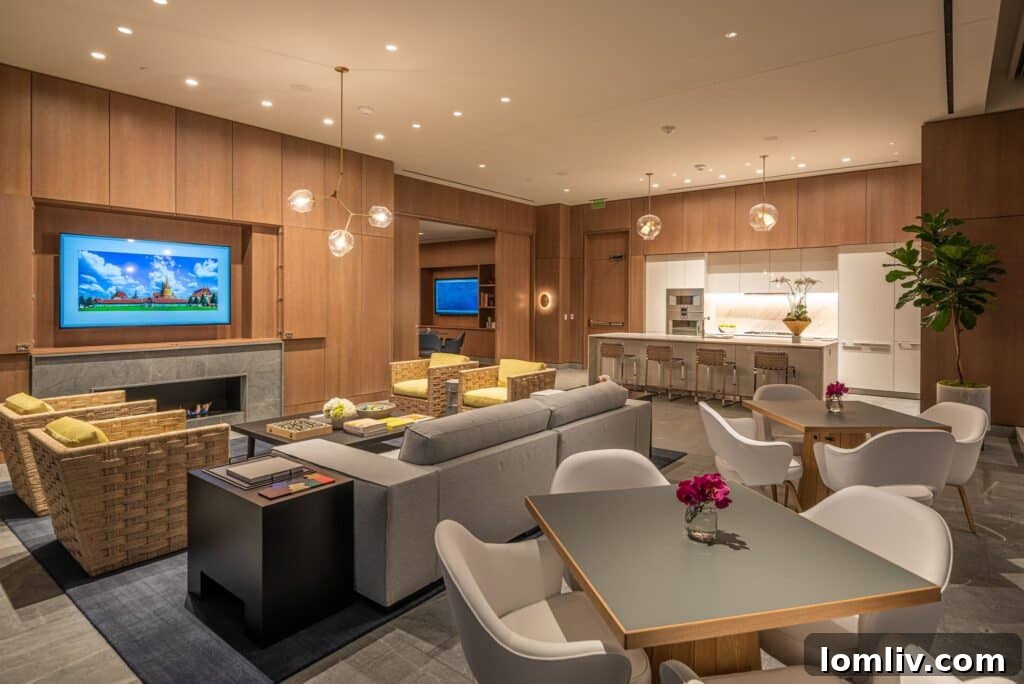 Luxurious living space at HALL Arts Residences designed by Emily Summers
