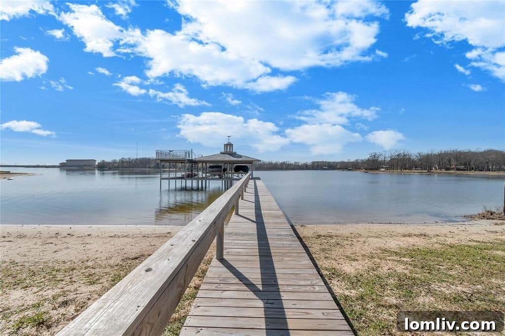 Boathouse and Watercraft Lifts at Cedar Creek Lake