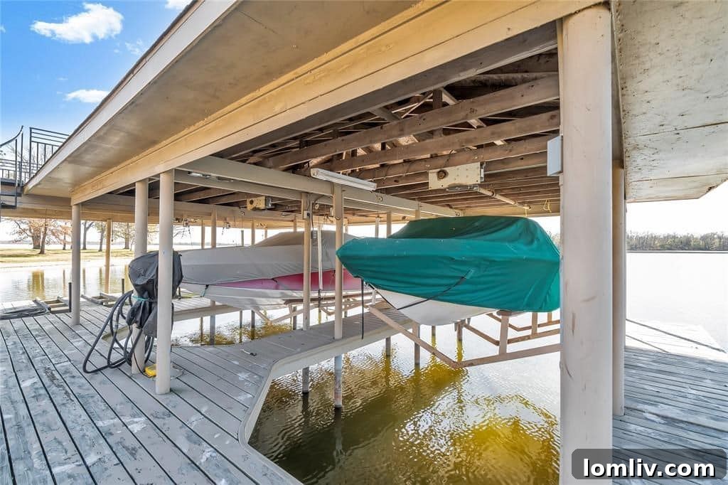 Waterfront Patio and Hot Tub with Lake Views