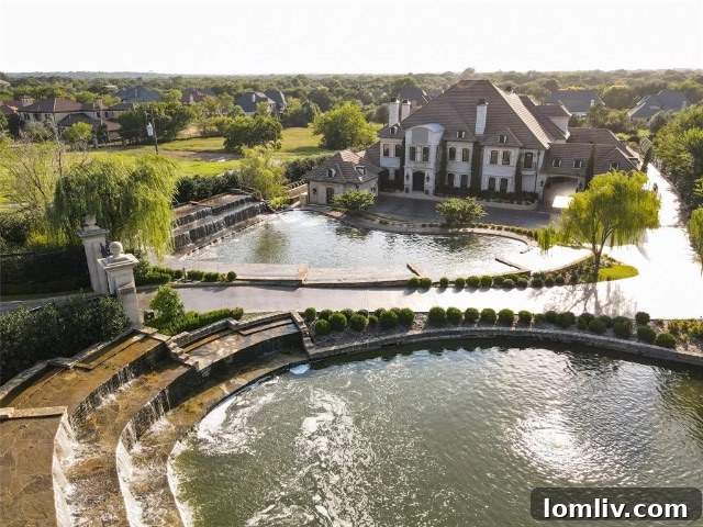 Stunning Facade of the Luxury Southlake Home