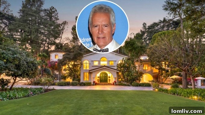 Alex Trebek's iconic Los Angeles mansion listed for sale
