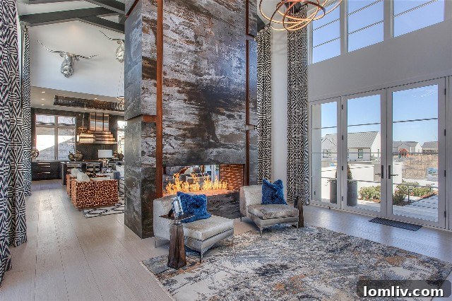 Elegant fireplace designed by Susan Semmelmann Interiors