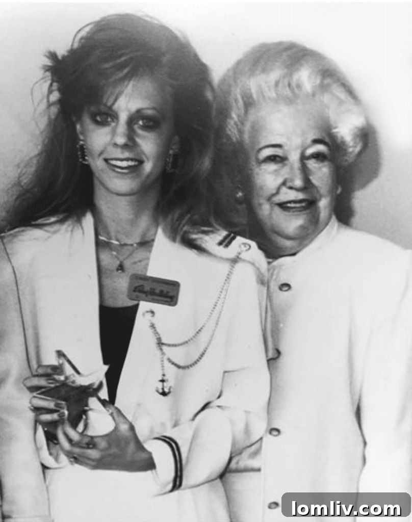 Cindy O’Gorman with Ebby Halliday in 1992