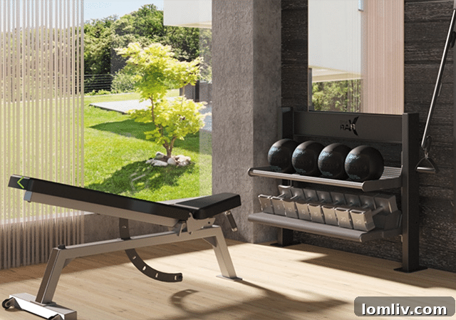 Custom designed home gym by Fitness Design Group for a client in Dallas
