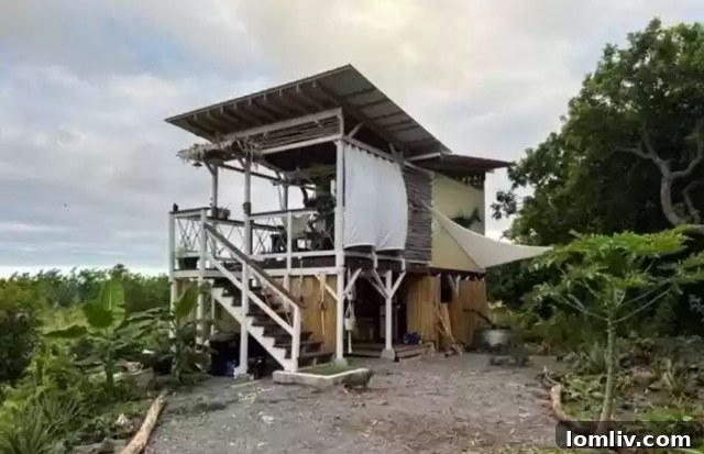 Hawaii Property Entrance: Rustic Island Charm