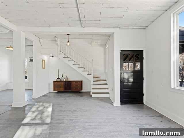 Interior of The Black House Fort Worth