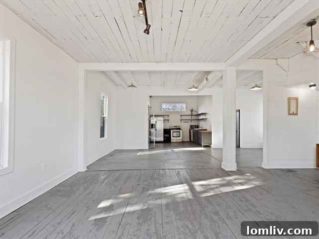 Open plan living space Black House