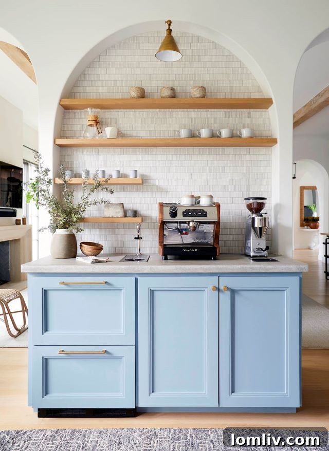 An inviting home office with custom built-ins and sophisticated decor by Erin Sander Design.