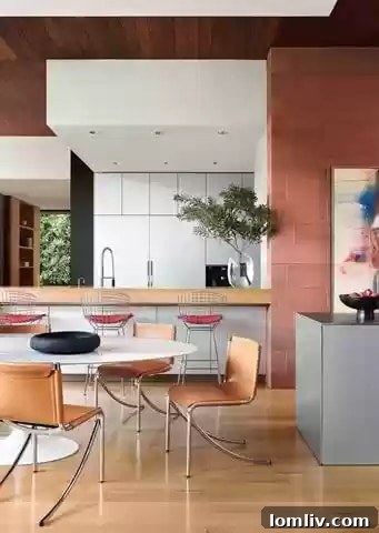 Bright and Airy Dining Area Opening to Exterior Views