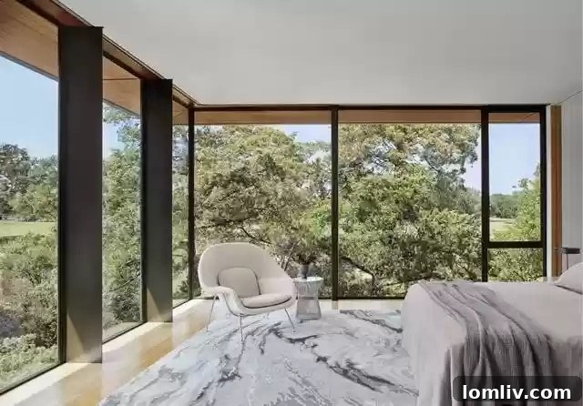 Spacious Master Bedroom with Panoramic Creek Views