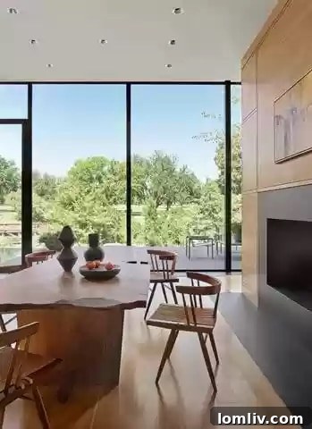 Serene Outdoor Patio with Modern Furnishings