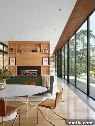 Sophisticated Outdoor Dining Area with View
