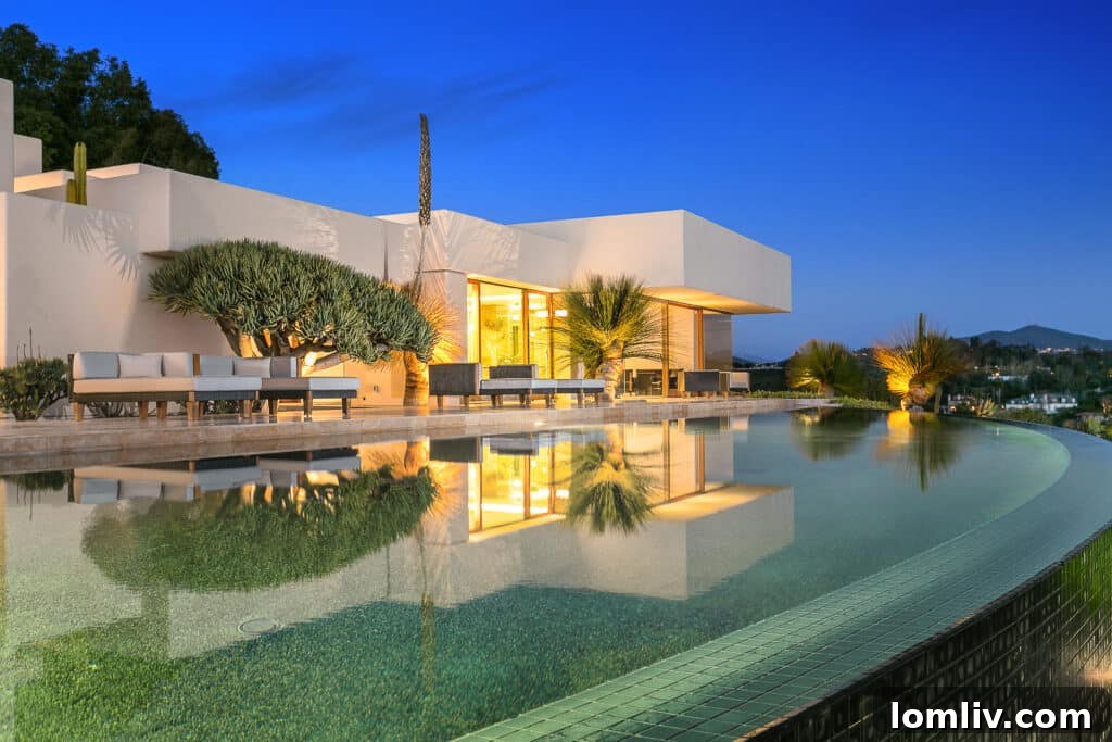 Elegant interior living space of a luxury property showcasing high-end design