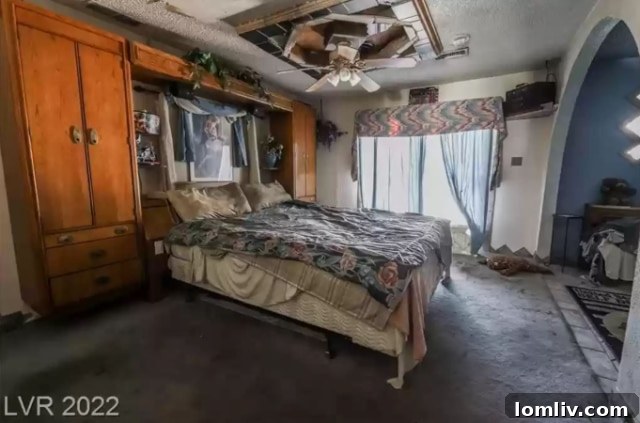 Close-up of Dirty, Crumpled Bedding and Pillows