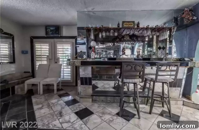 Another View of the Disorganized Home Bar