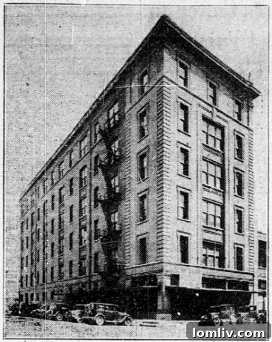 The Purse Building as it appeared in the early 20th century