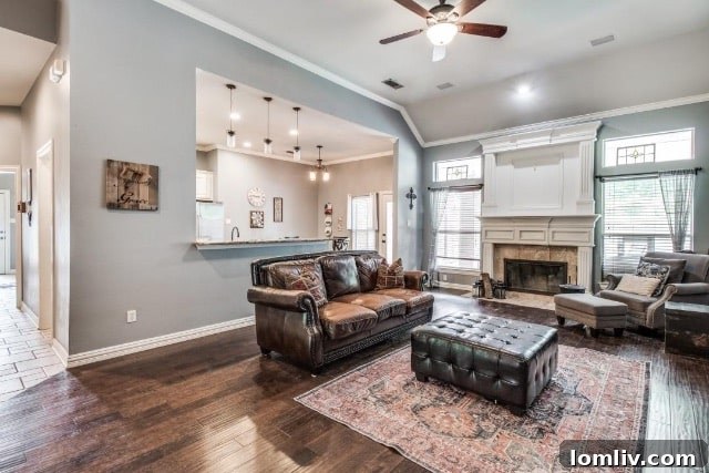 Modern suburban homes amidst green spaces in Van Alstyne, Texas