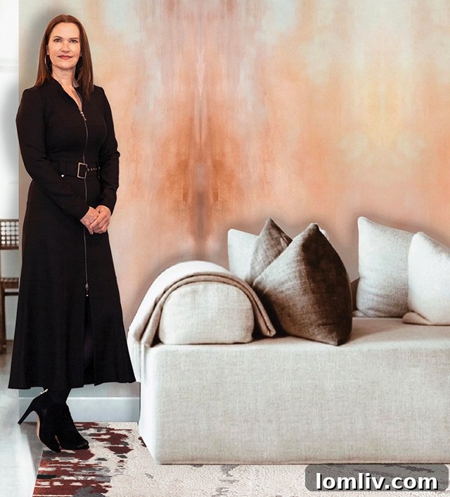 Debra Ferrari Infuses Art into New Wallpapers and Rugs 2 Dallas Artist Debra Ferrari's New Wallcovering and Rug Collections