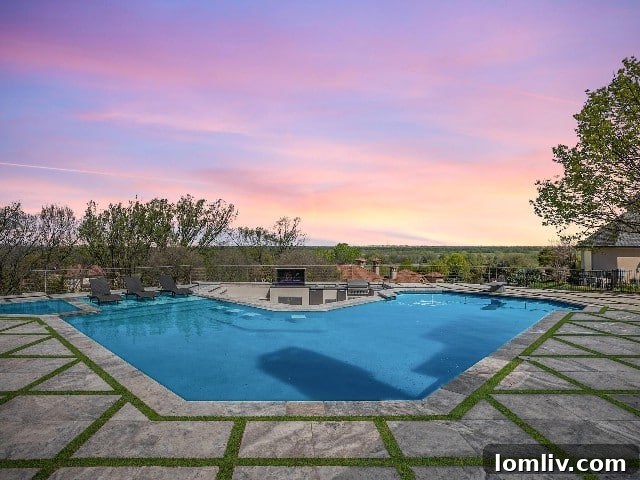 Stunning Evening View from Luxury Home