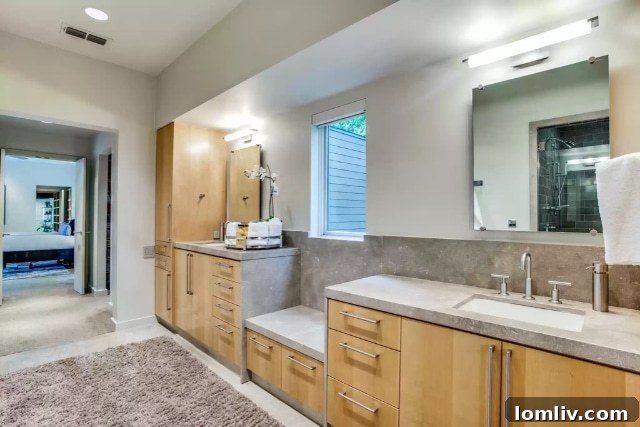 Luxurious principal bathroom with a spa-like steam shower and sauna