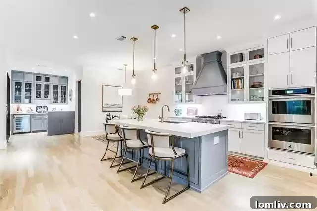 Elegant dining space seamlessly connected to the living area